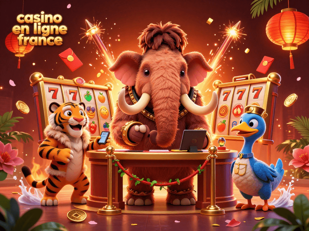 Vivez l'expérience du casino en ligne France avec un bouncer et des invités dans une ambiance animée.