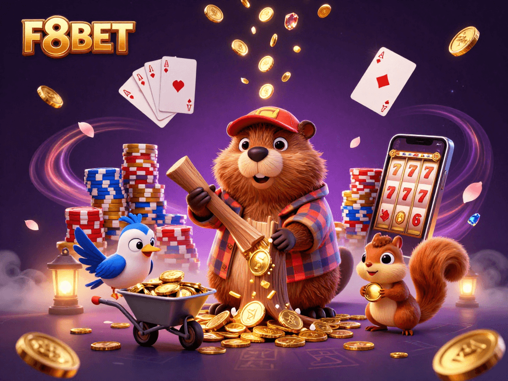 Experience dynamic gameplay with F8BET's thrilling casino adventures featuring animated characters and vibrant scenes.