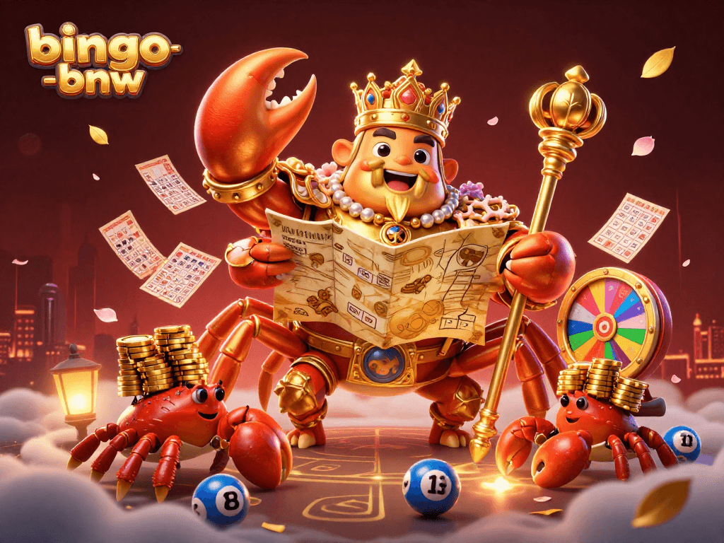 Join the thrilling action of bingo-bnw with a dynamic crab emperor and exciting game elements.