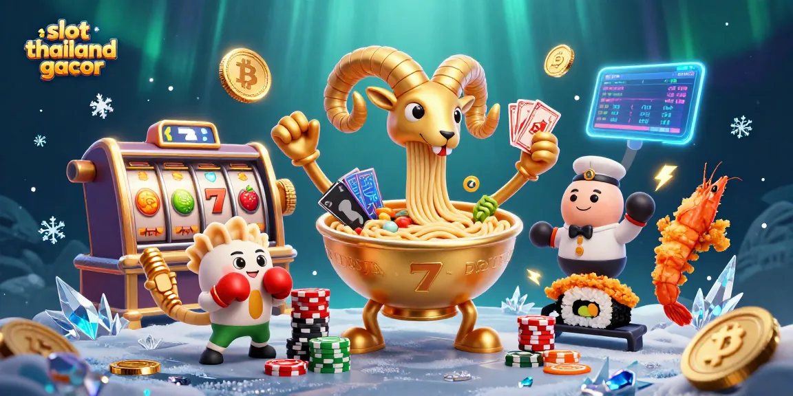 Spin the reels in slot thailand gacor with vibrant characters celebrating wins in a dynamic casino scene.