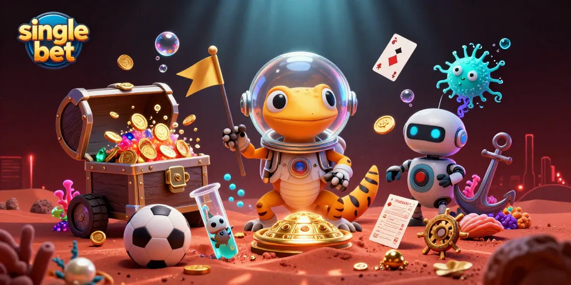 Engage in the excitement of sports betting with the vibrant scene depicting a single bet.