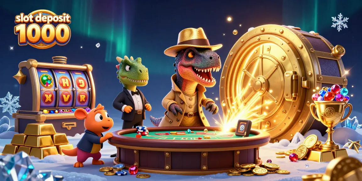 Experience thrilling wins at slot deposit 1000 with vivid characters and exciting gambling elements.