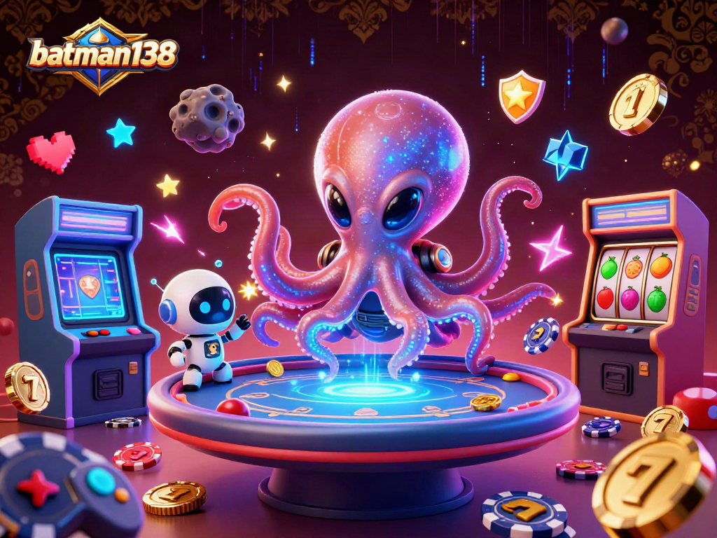 Join the fun on batman138 with an exciting alien-themed casino game featuring unique characters.