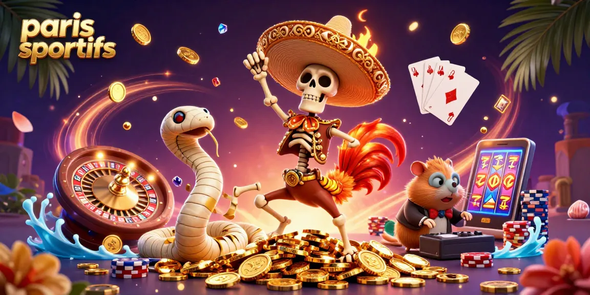 Les paris sportifs offrent une ambiance festive avec un rooster mariachi dansant sur des pièces d'or.