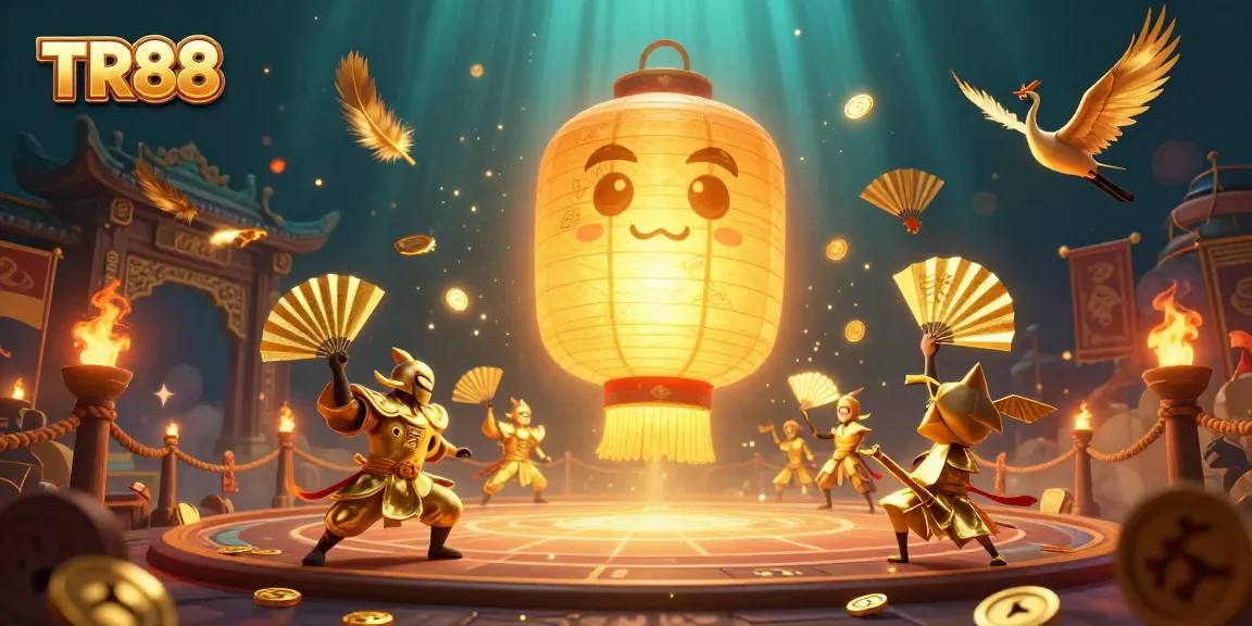 Experience thrilling gameplay at TR88 with a vibrant casino scene featuring exciting characters and elements.