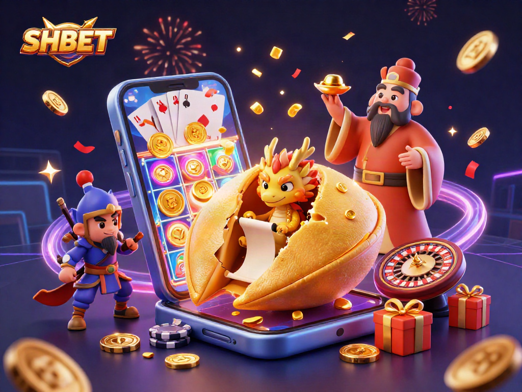 Experience thrilling slot action with SHBET as the fortune cookie reveals winning surprises.