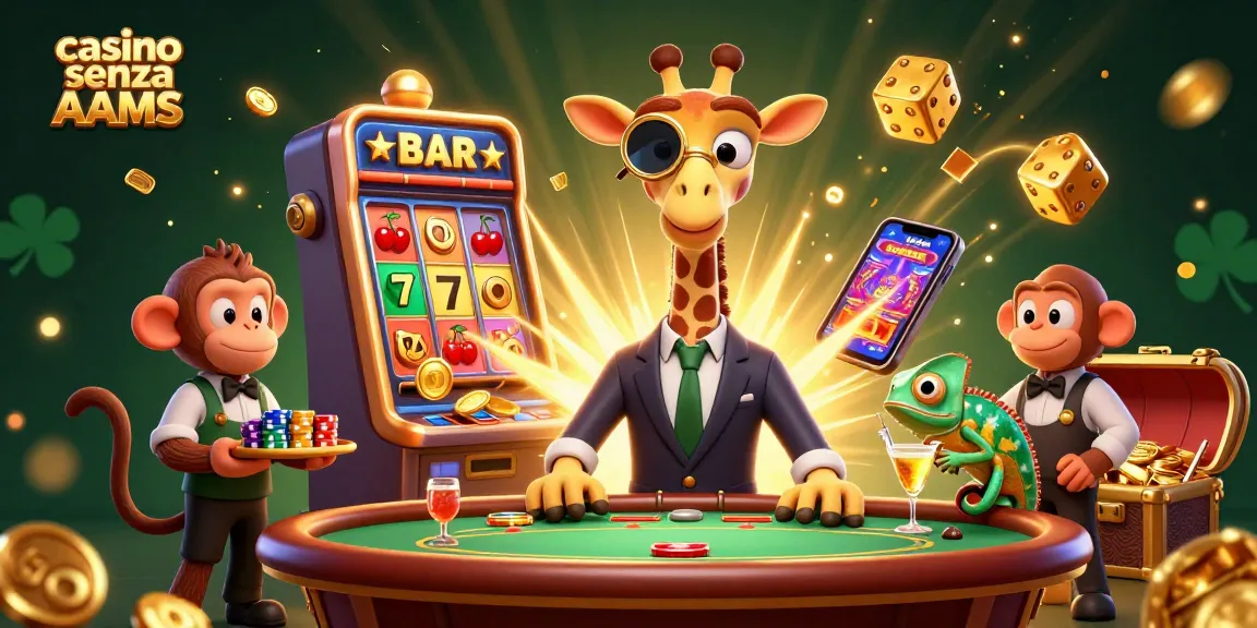 Gioca nei casino senza AAMS e scopri le incredibili slot e i bonus attraverso un'illustrazione 3D eccezionale.