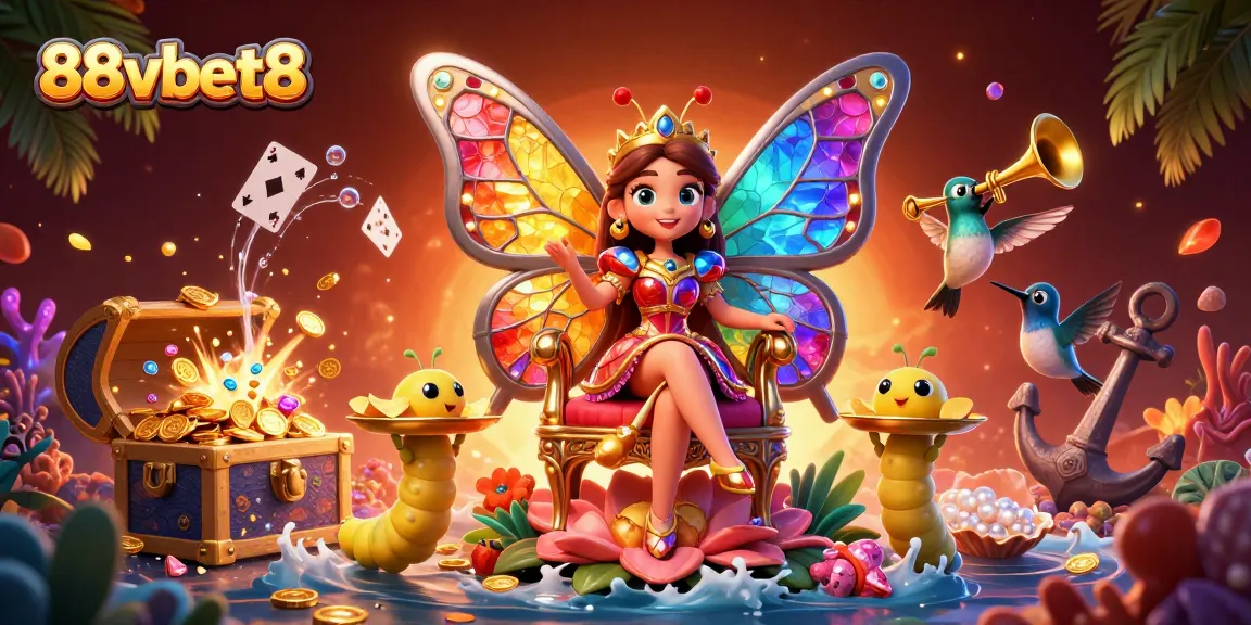 Experience the vibrant world of 88vbet8 with colorful gems and casino excitement!