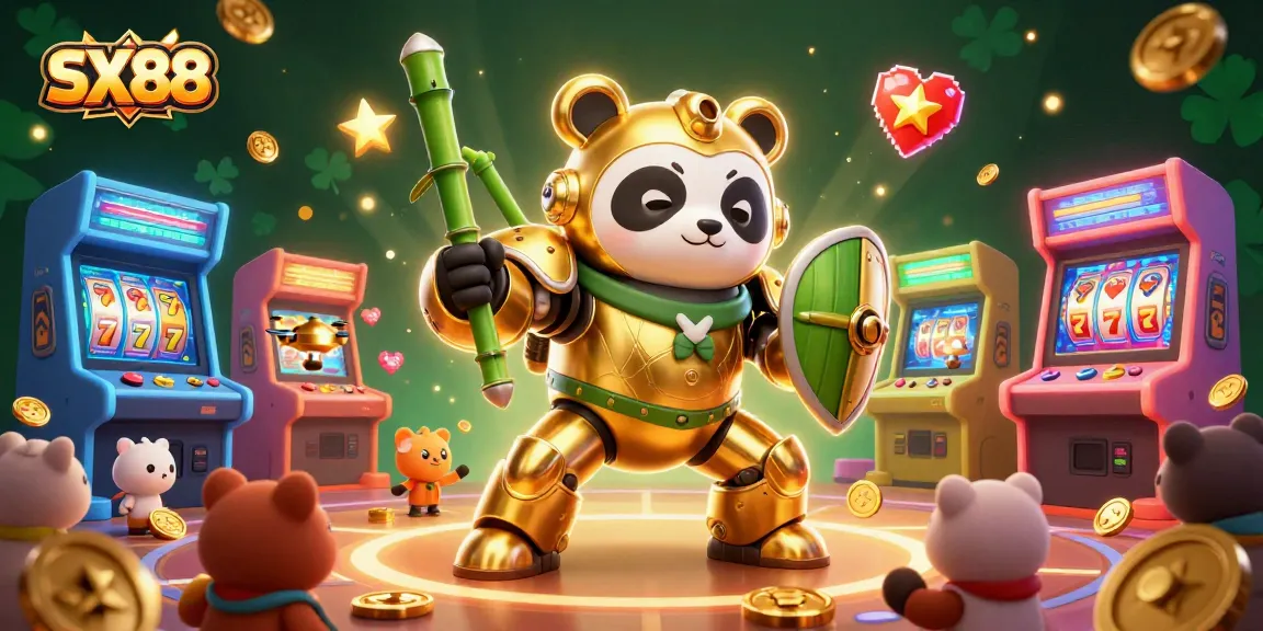 SX88 engages players in a dynamic, vibrant casino battle scene with spectacular gaming elements.