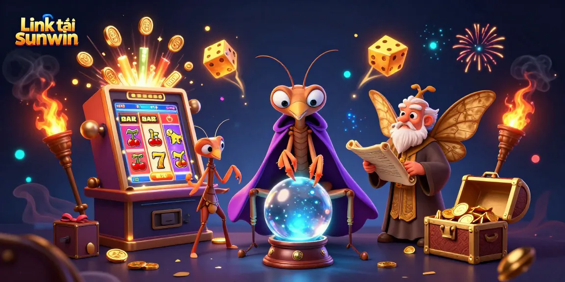 Engage in exciting gameplay with Link tải sunwin, featuring dynamic characters and a jackpot scene.