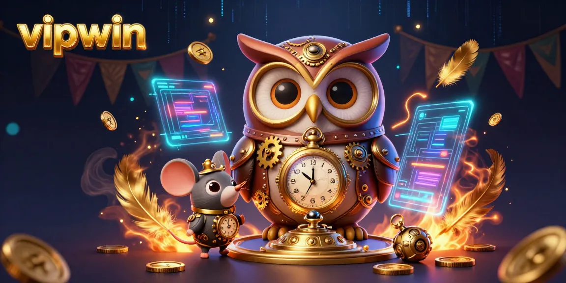 Bet big with vipwin, showcasing an exciting steampunk-themed casino adventure.