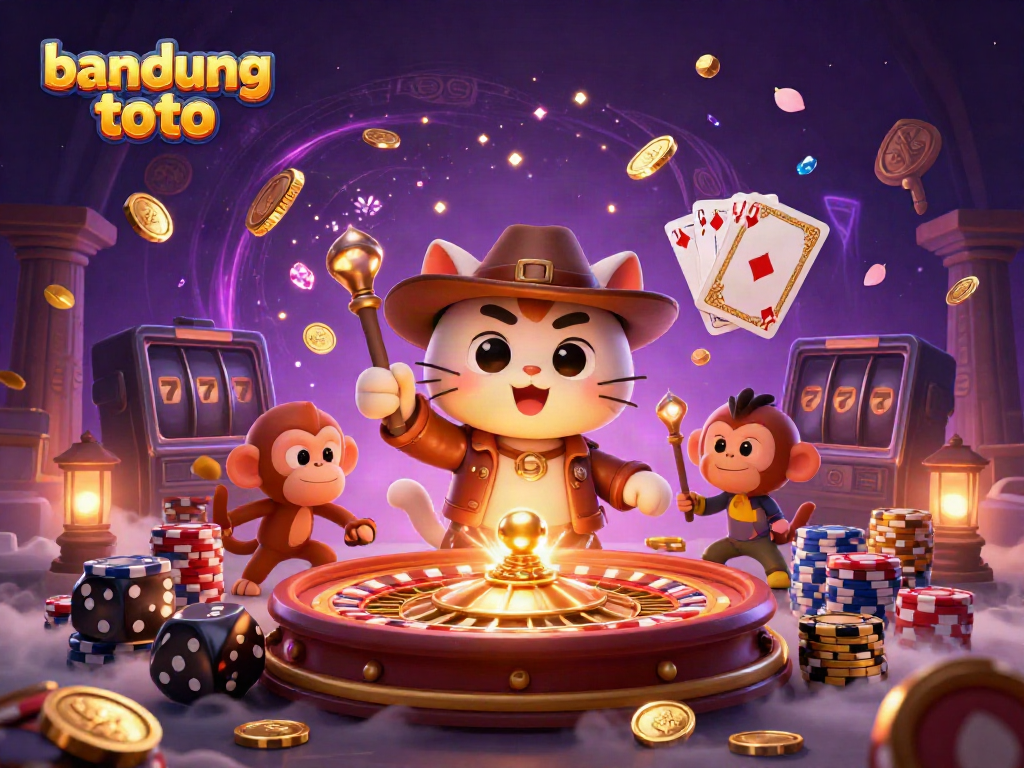 Experience thrilling gameplay with bandung toto as a cat explorer uncovers casino treasures.