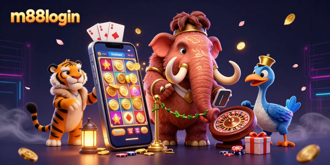 Experience gaming excitement with m88login featuring a mammoth bouncer and a saber-tooth tiger VIP.