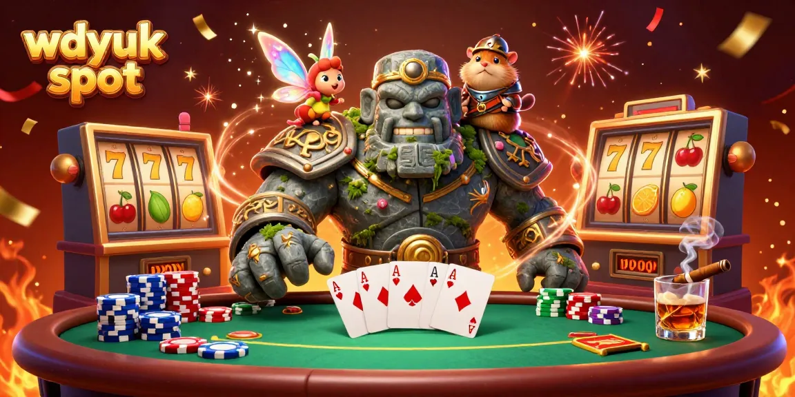 Spin the reels and win big with wdyuk slot featuring magical characters and vibrant casino elements