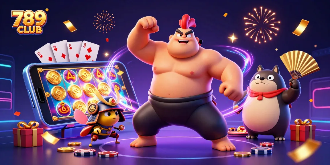 Experience thrilling gameplay at 789CLUB with dynamic characters and vibrant casino elements.