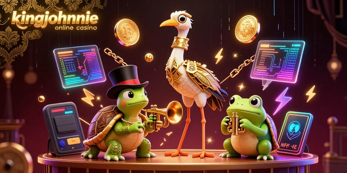 Experience the excitement of kingjohnnie online casino with vibrant 3D characters and dynamic elements.