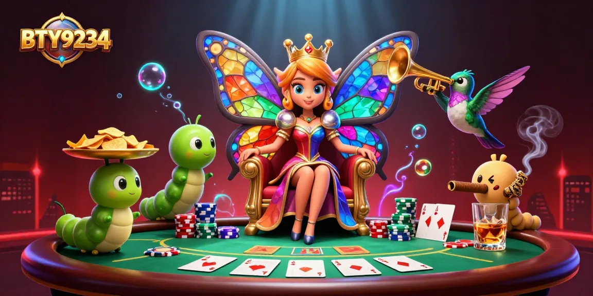 Experience the vibrant BTY9234 casino scene with rich poker elements and stunning characters.
