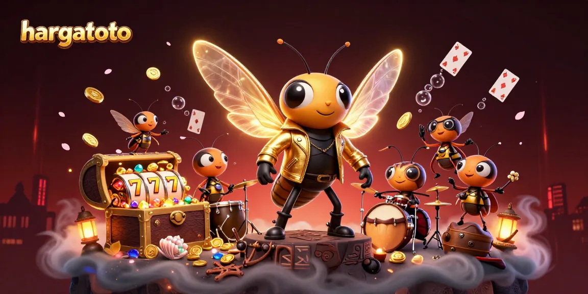 Experience thrilling wins with hargatoto in this vibrant casino scene featuring dynamic gameplay elements.