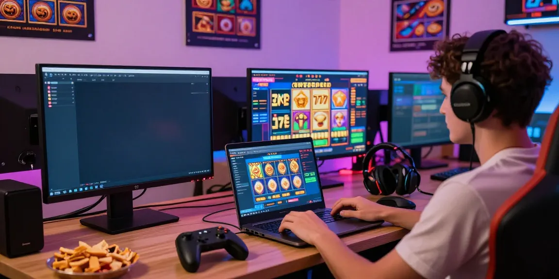 Pemain menikmati game slot777 dengan antusias dan suasana nyaman di ruang bermain.