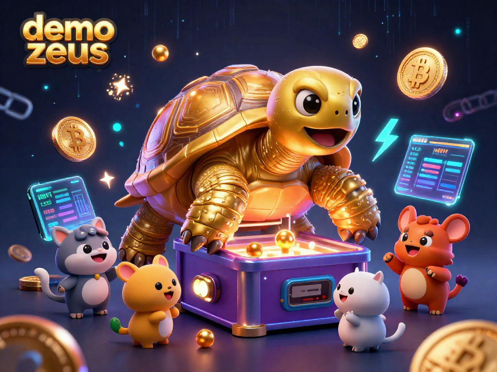 Mainkan demo zeus dengan karakter kura-kura emas raksasa dan elemen permainan kasino menarik lainnya.