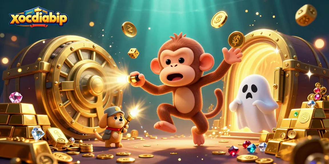 Experience the thrilling xocdiabip haunted casino adventure with a gold-juggling poltergeist and a ghost-hunter puppy.