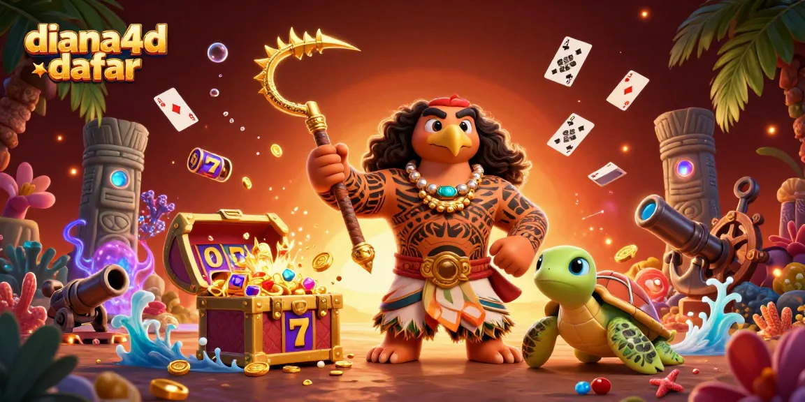 Engage with diana4d daftar in an exciting casino scene featuring rich 3D elements.