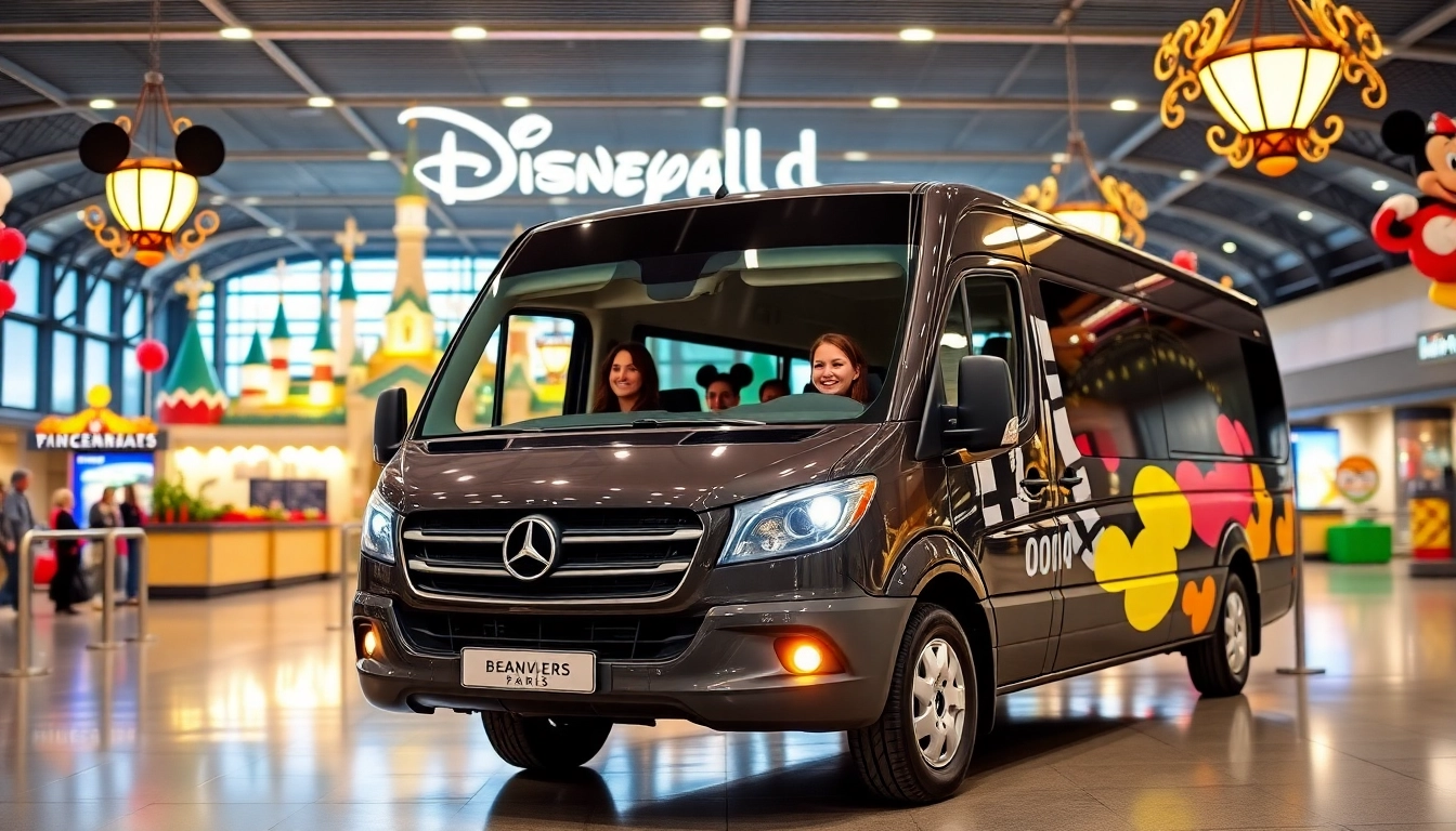Enjoying the Beauvais Airport to Disney Transfer in a cheerful family vehicle filled with excitement.