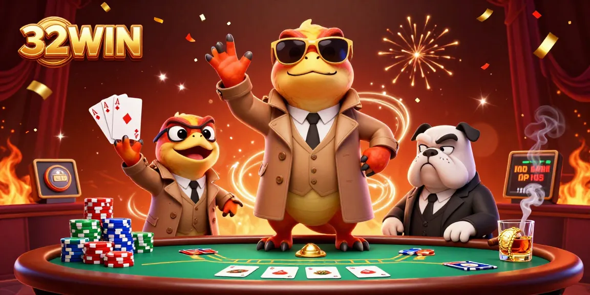 Experience excitement at 32WIN with three raptors in disguise entering a VIP casino lounge.
