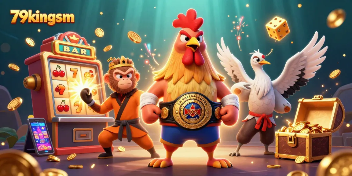 Experience exciting wins with 79kingsm's vibrant casino scene featuring dynamic characters and thrilling action.