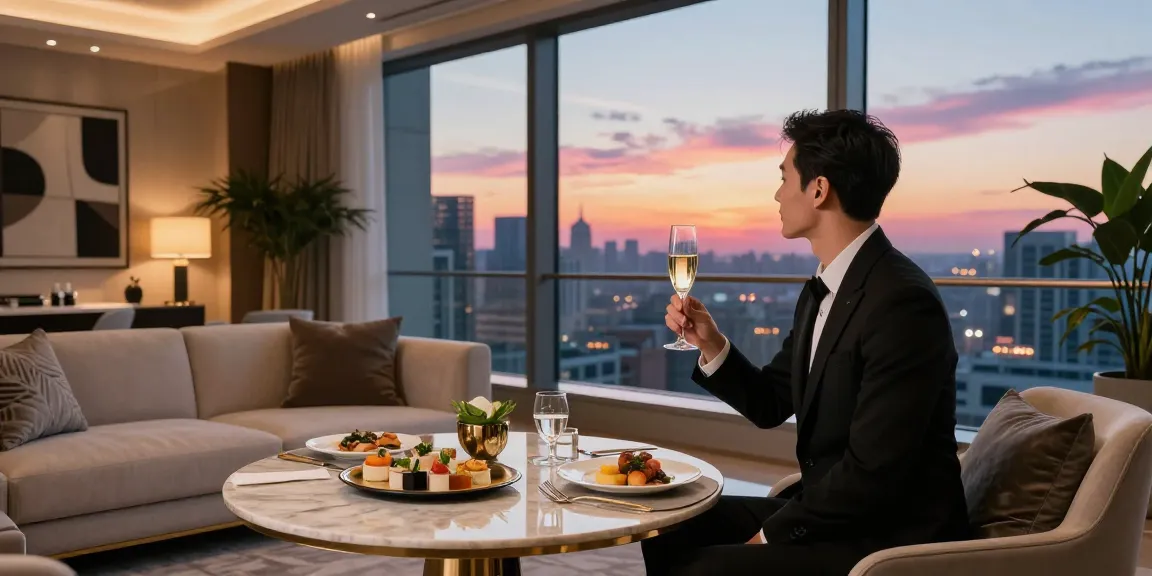 Gaya hidup mewah LUXURY111 terlihat pada apartemen modern dengan pemandangan kota yang menawan.