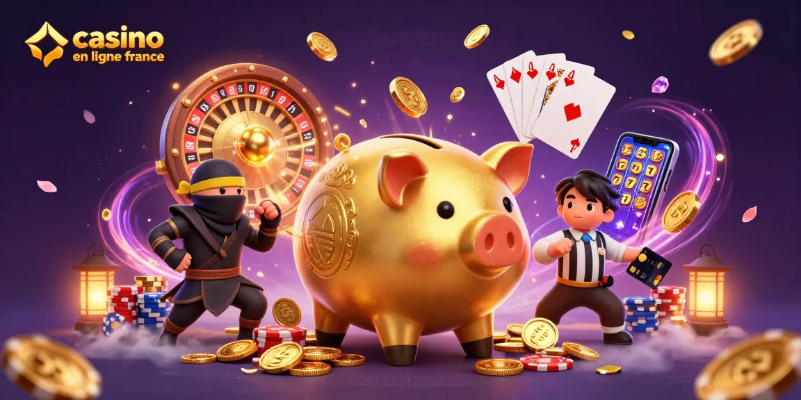 Découvrez le monde captivant du casino en ligne France avec un sumo et un ninja, riches en pièces et en jeux.
