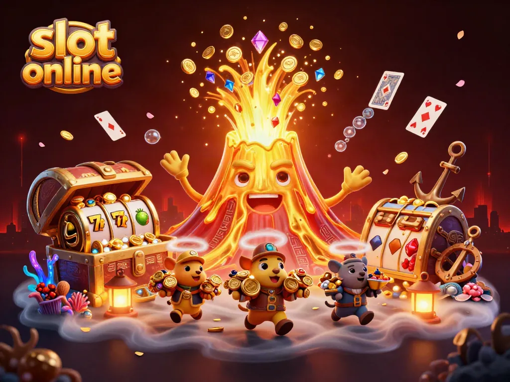 Spin the reels on thrilling slot online games featured amidst an eruption of treasure and excitement.