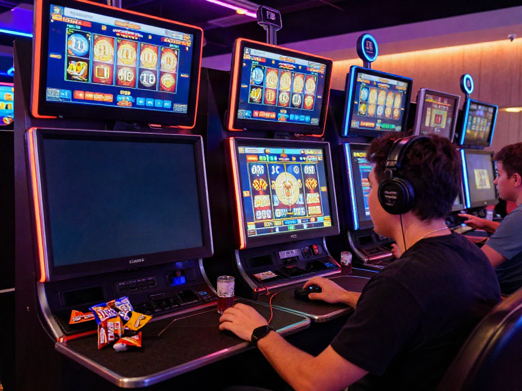 Engaging gaming session on a สล็อตเว็บตรง platform with colorful slot games