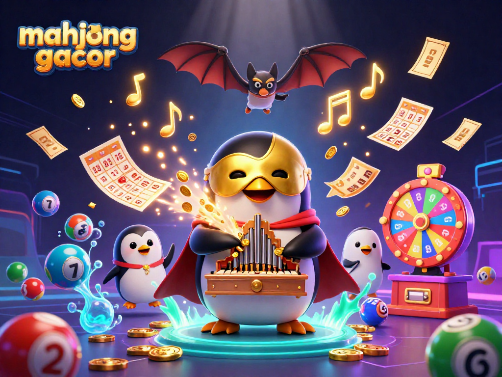 Experience mahjong gacor with vibrant lottery elements, golden prizes, and dynamic casino excitement in 3D.
