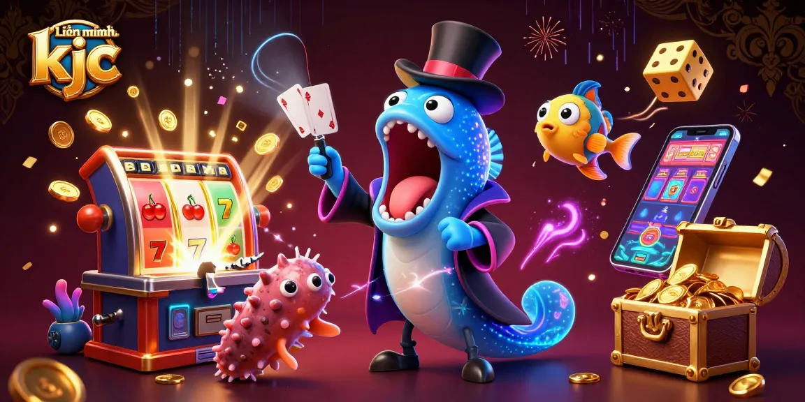 Experience thrilling card magic with Liên minh kjc in a vibrant underwater casino scene.