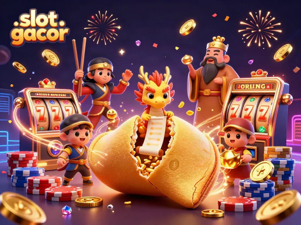 Experience winning luck with slot gacor in a vibrant casino scene full of fortune and excitement.