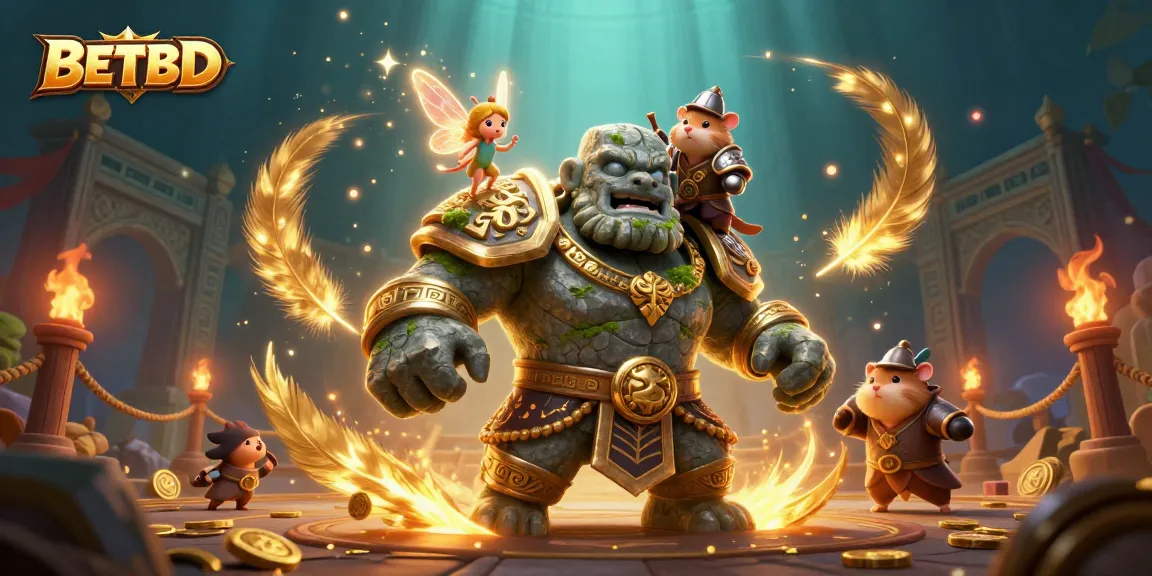 Engaging BETBD platform scene showcasing vibrant casino adventures filled with enchanted characters.