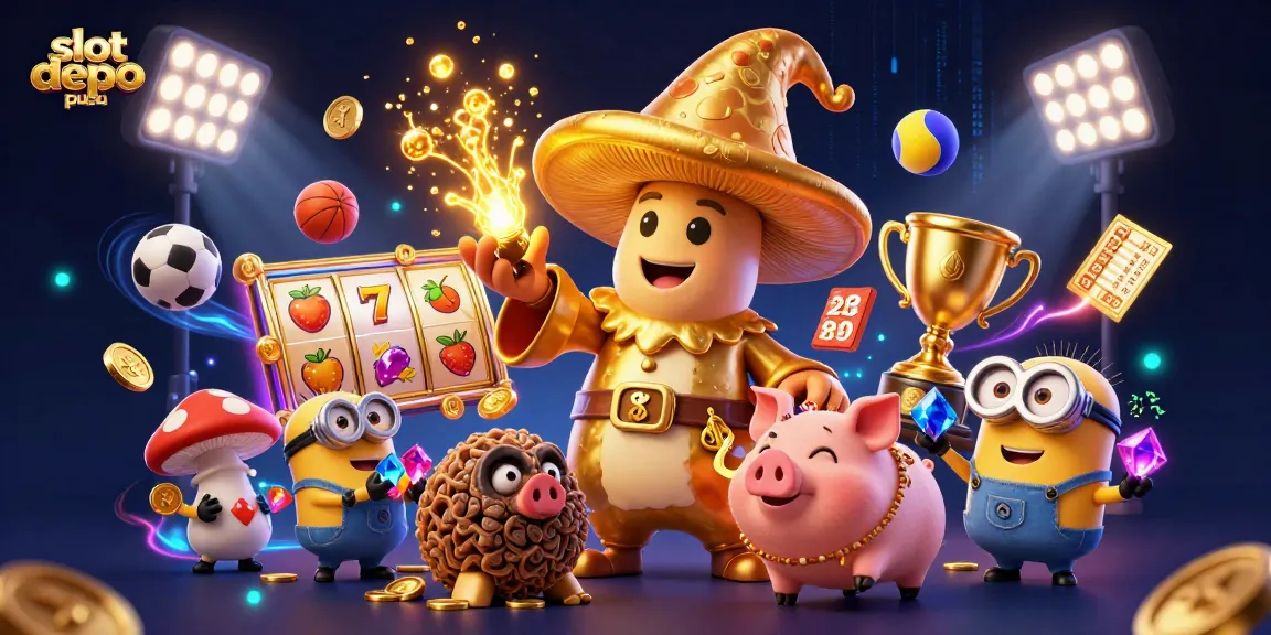 Play exciting slot depo pulsa games with dynamic characters and vibrant elements filled with treasures!