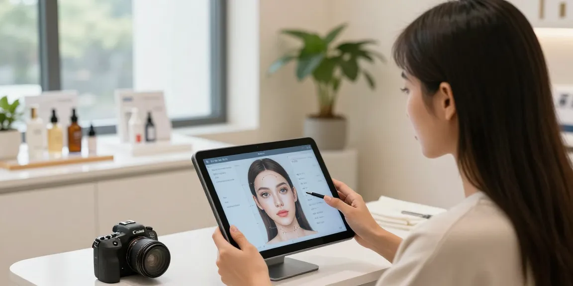 ClinicEvo better than QOVES facial analysis in a modern aesthetic clinic with advanced technology.